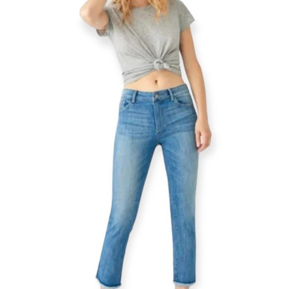 DL1961 Distressed Hem Mara Ankle Jean 30 - Picture 1 of 5